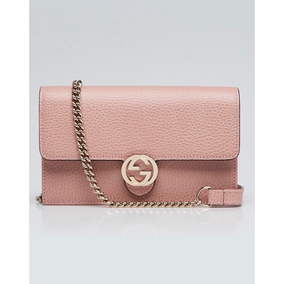gucci pink interlocking bag